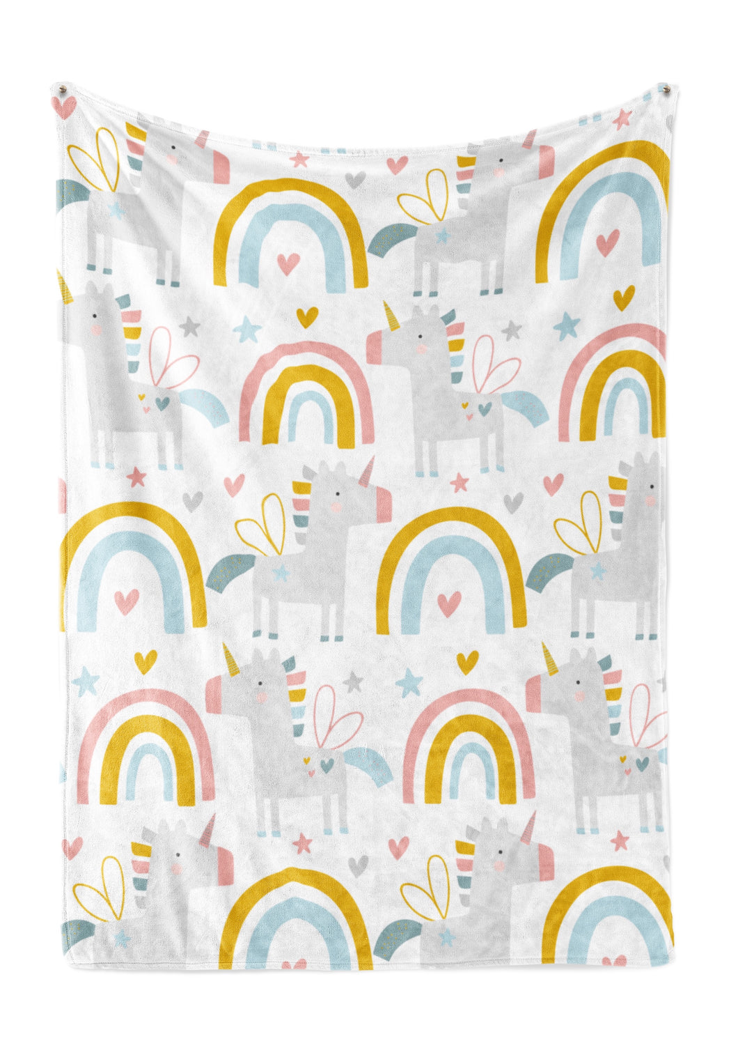 Unicorn and Rainbows Blanket Maybelle Company